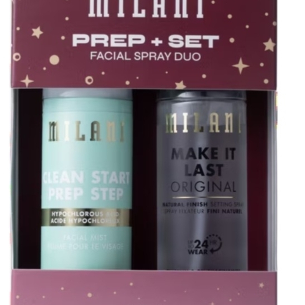 Milani Prep + Set Facial Spray Duo